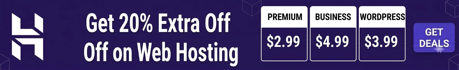 Hosting deal banner