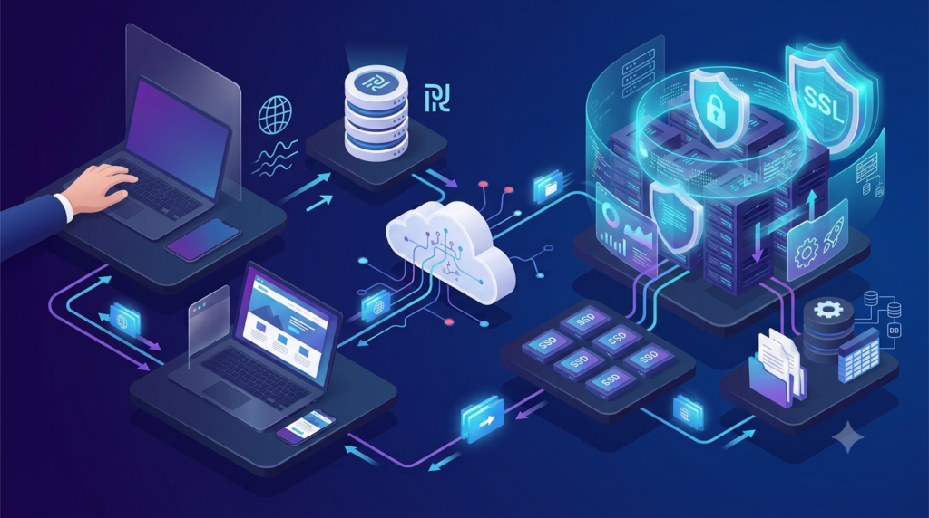 what is web hosting and how does it work