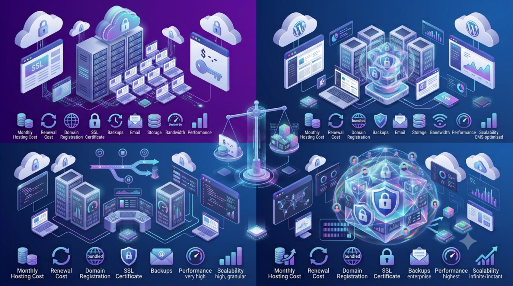 how much does web hosting cost