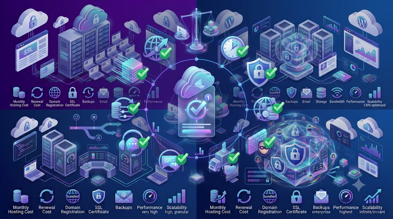 Checklist for choosing the right web hosting plan