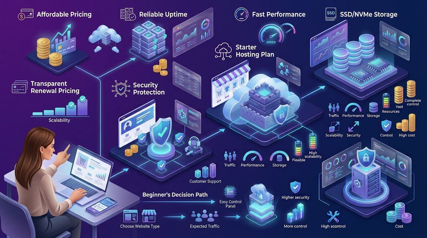 Comparing web hosting providers before choosing one